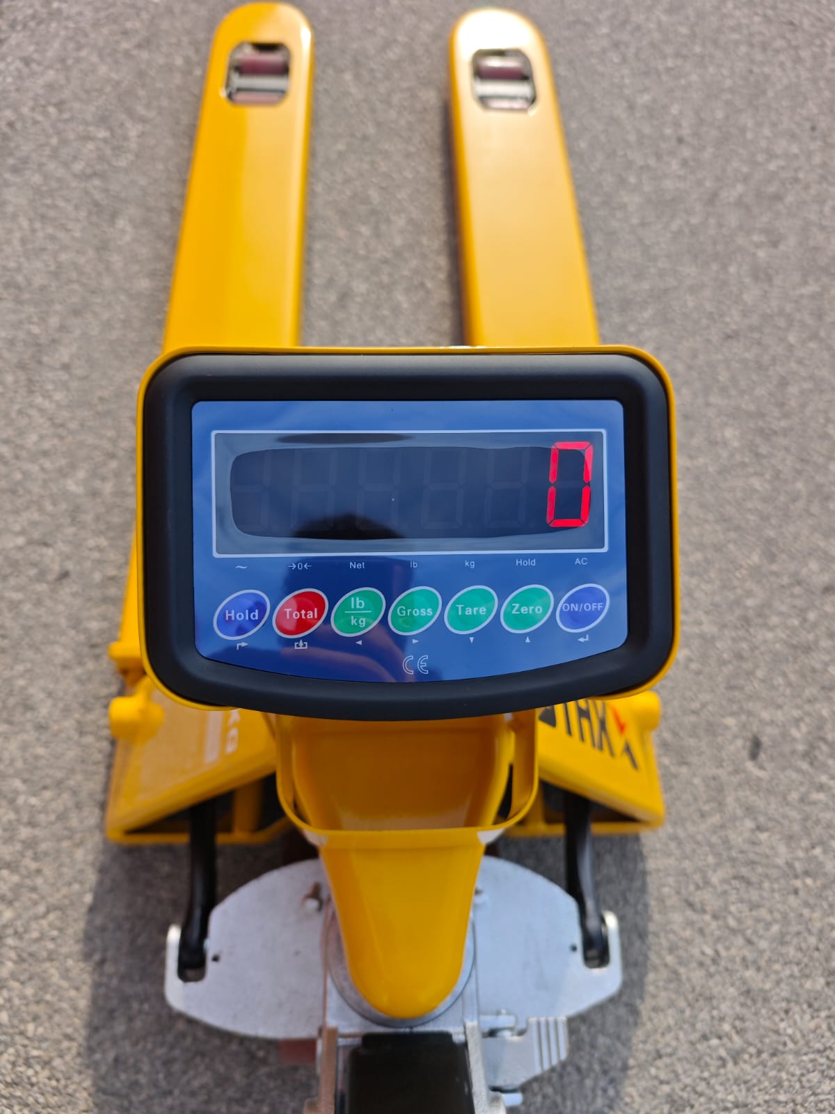 Ručni paletar s elektronskom vagom STAXX WH-25ES – 2500 kg